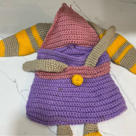 Crochet Rabbit bunny child backpack - Picture 5 of 10